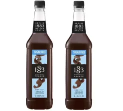 Sirop 1883 Routin Chocolat sans sucre - Bouteille Plastique - 2 x 1 L
