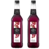 Sirop 1883 Routin Cranberry - Bouteille plastique - 2 x 1 L