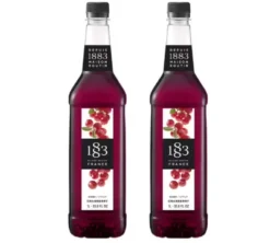 Sirop 1883 Routin Cranberry - Bouteille plastique - 2 x 1 L