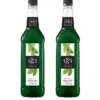 Sirop 1883 Routin Menthe Verte - Bouteille Plastique - 2 x 1 L