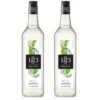 Sirop 1883 Routin Mojito Mint (Sans Alcool) - Bouteille Plastique - 2 x 1 L