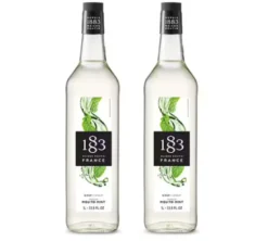 Sirop 1883 Routin Mojito Mint (Sans Alcool) - Bouteille Plastique - 2 x 1 L