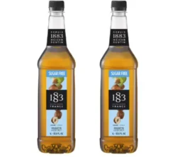 Sirop 1883 Routin Noisette sans sucre - Bouteille Plastique - 2 x 1 L