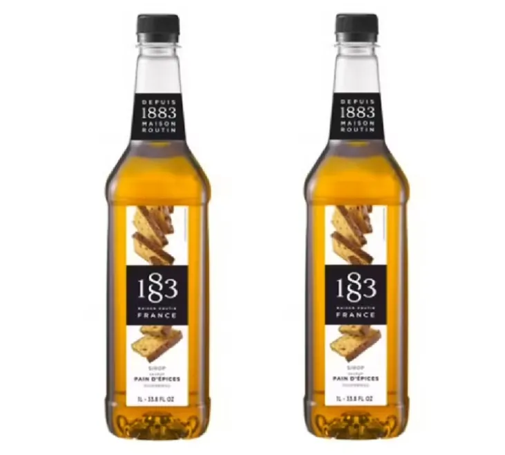 Sirop 1883 Routin Pain d'épices - Bouteille Plastique - 2 x 1 L