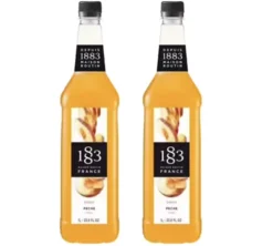 Sirop 1883 Routin Pêche - Bouteille plastique - 2 x 1 L