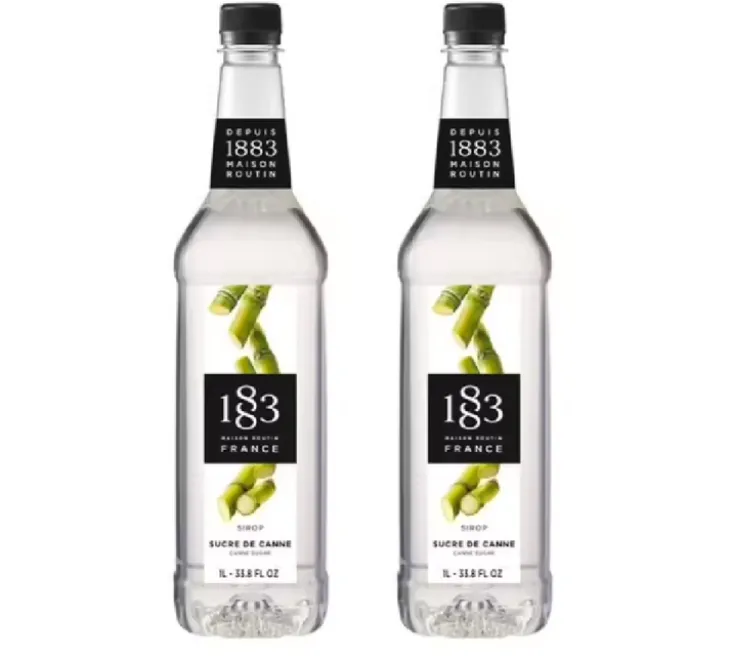 Sirop 1883 Routin Sucre de Canne - Bouteille Plastique - 2 x 1 L