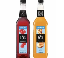 Sirops sans sucre - Pêche et Framboise - 2 x 1 L - ROUTIN