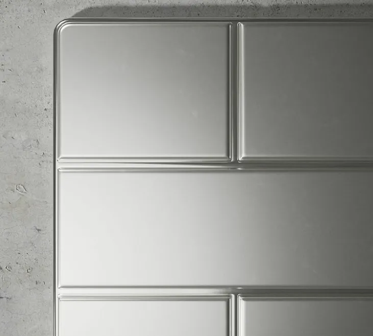 Slabs STONE ESPRESSO satin (argent mat) - plaques de personnalisation