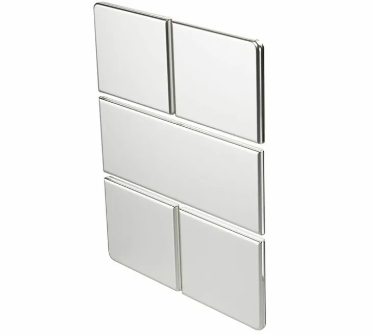 Slabs STONE ESPRESSO satin (argent mat) - plaques de personnalisation