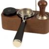 Station de tassage café Motta en bois avec 3 emplacements