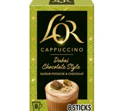 8 sticks - Café soluble - Cappucino Dubaï Chocolate Style - L'OR