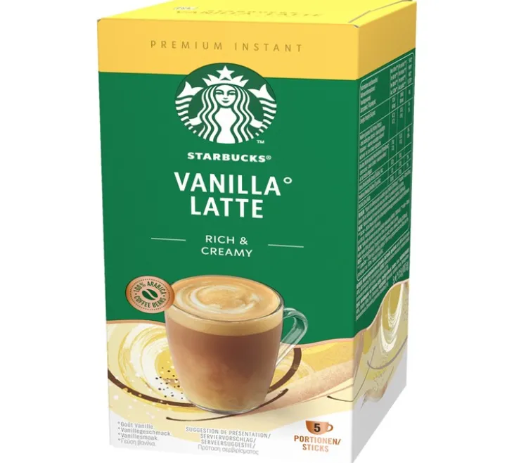 30 sticks - Café soluble - Vanilla Latte - STARBUCKS