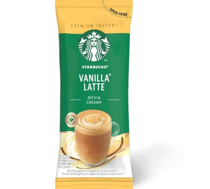 30 sticks - Café soluble - Vanilla Latte - STARBUCKS