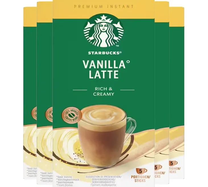 30 sticks - Café soluble - Vanilla Latte - STARBUCKS