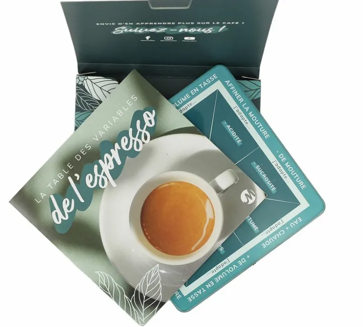 Table des variables de l'espresso - MAXICOFFEE