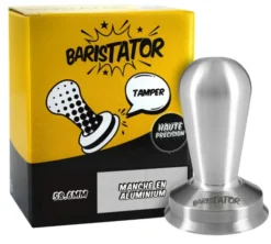 Tamper café BARISTATOR 58.6mm haute précision Manche Aluminium