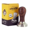 Tamper café BARISTATOR 51mm manche bois foncé