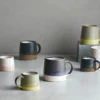 Tasse KINTO SCS-03 blanc et beige rosé 320 ml