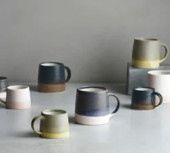 Tasse KINTO SCS-03 blanc et beige rosé 320 ml