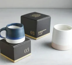 Tasse KINTO SCS-03 blanc et beige rosé 320 ml