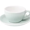 6 Tasses Cappuccino et sous-tasses Egg 20 cl River Blue - Loveramics