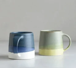 Tasses KINTO SCS-03 blanc et bleu marine 320 ml