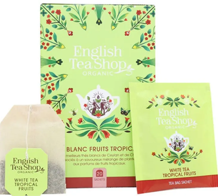Thé Blanc Fruits Tropicaux Bio - 20 sachets - ENGLISH TEA SHOP