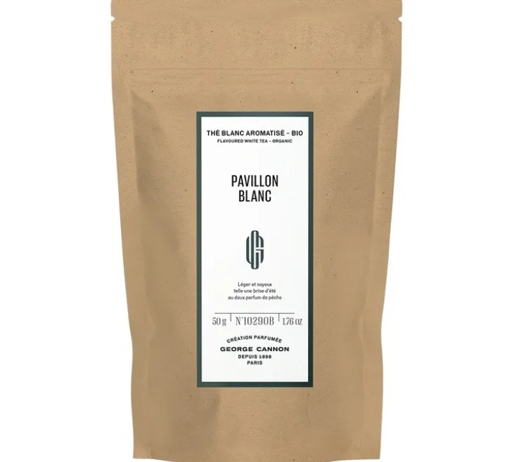 Thé Blanc Pavillon Blanc Bio - Vrac 50 g - GEORGE CANNON