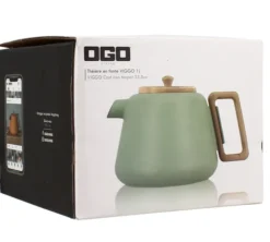 Théière en fonte 1 Litre OGO LIVING Viggo vert amande