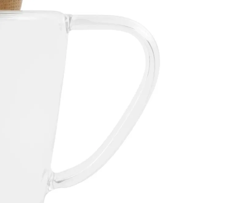 Théière en verre couvercle bois 1L Viva Scandinavia 'Infusion'