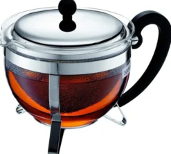 Théière en verre et filtre inox 1,3 L BODUM Chambord