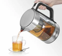 Théière en verre 1,7 L SEVERIN WK 3422 + Coffret thé COMPTOIR FRANÇAIS DU THÉ OFFERT