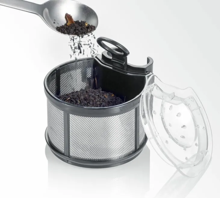 Théière en verre WK3422 noir et inox - 1,7L - SEVERIN
