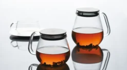 Théière verre et inox 46 cl KINTO Unitea one touch