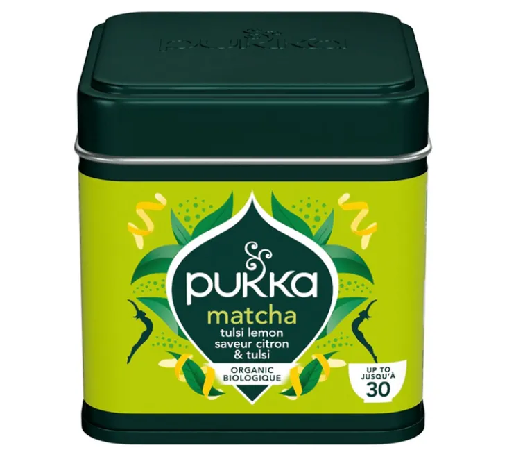 Thé Matcha tulsi citron Bio - 30 g - PUKKA