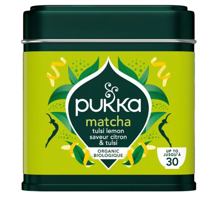 Thé Matcha tulsi citron Bio - 30 g - PUKKA