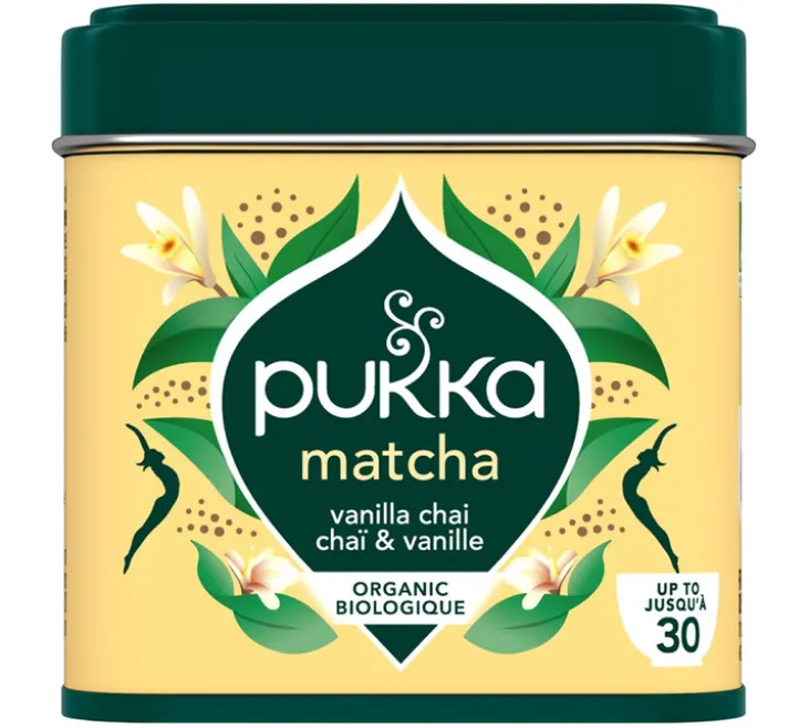 Thé Matcha vanille chaï Bio - 30 g - PUKKA