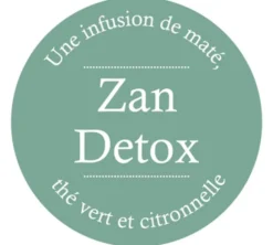 Thé Maté Zan Detox - Vrac 100 g - COMPTOIR FRANÇAIS DU THÉ