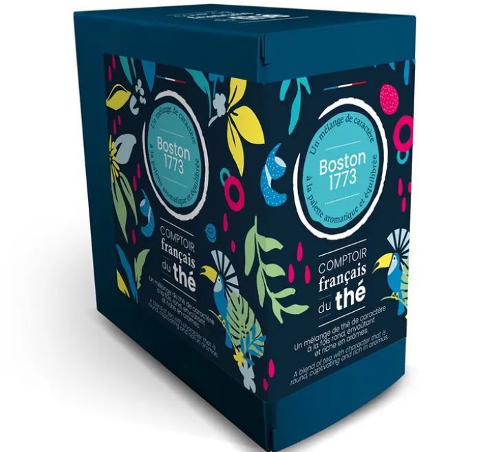 Thé Noir Boston 1773 - 20 sachets - COMPTOIR FRANÇAIS DU THÉ