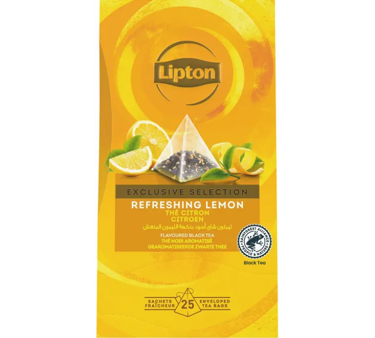 Thé Noir Citron Exclusive Sélection - 25 sachets - LIPTON