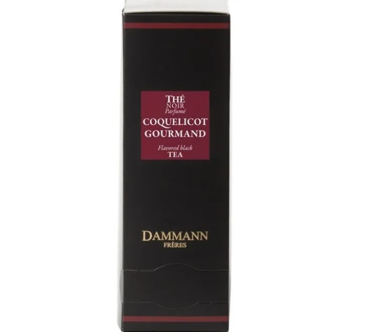 Thé Noir Coquelicot Gourmand - 24 sachets - DAMMANN FRÈRES