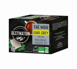 Thé Noir Earl Grey Bio - 20 sachets - DESTINATION