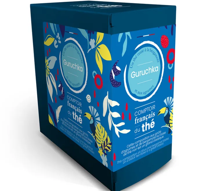 Thé Noir Guruchka - 20 sachets - COMPTOIR FRANÇAIS DU THÉ