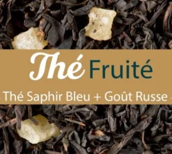 Thé Noir Saphir Bleu et Goût Russe Bio - Vrac 200 g - COMPTOIR FRANÇAIS DU THÉ