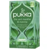 Thé vert bio menthe & matcha - 20 sachets - PUKKA