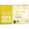 Thé Vert Citron Bio & Equitable - 20 sachets - Terra Etica