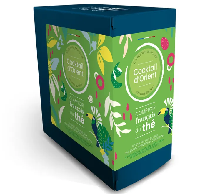 Thé Vert Cocktail d'Orient - 20 sachets - COMPTOIR FRANÇAIS DU THÉ
