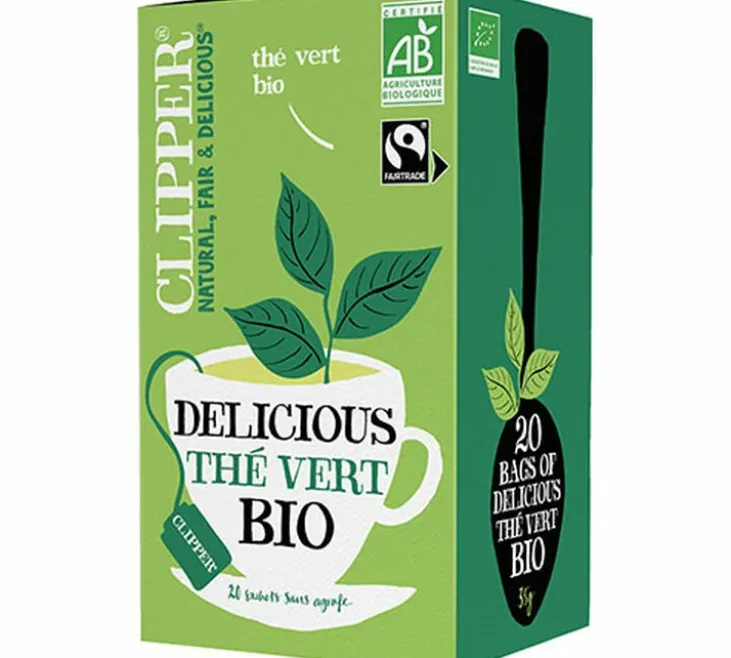 Thé Vert Delicious Bio & Equitable - 20 sachets - Clipper