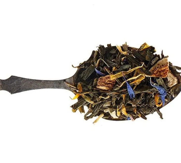 Thé Vert Grand Earl Grey Sencha - Vrac 100 g - COMPTOIR FRANÇAIS DU THÉ