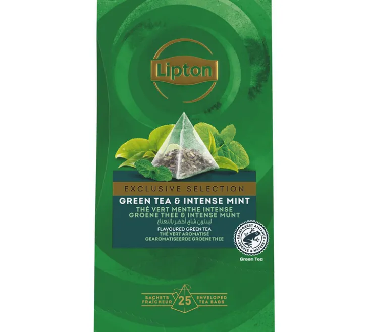 Thé Vert à la Menthe Intense Exclusive Sélection - 25 sachets - LIPTON